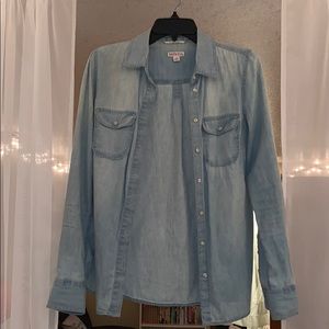 Merona Chambray Shirt Size Small